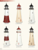 6 Poly lighthouse styles